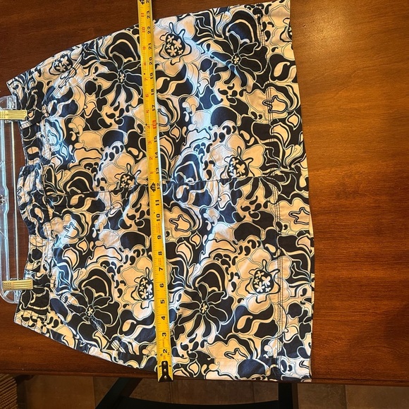 Classic Elements Blue and White Mini A-Line Skirt for Casual Resort Wear - Picture 6 of 8